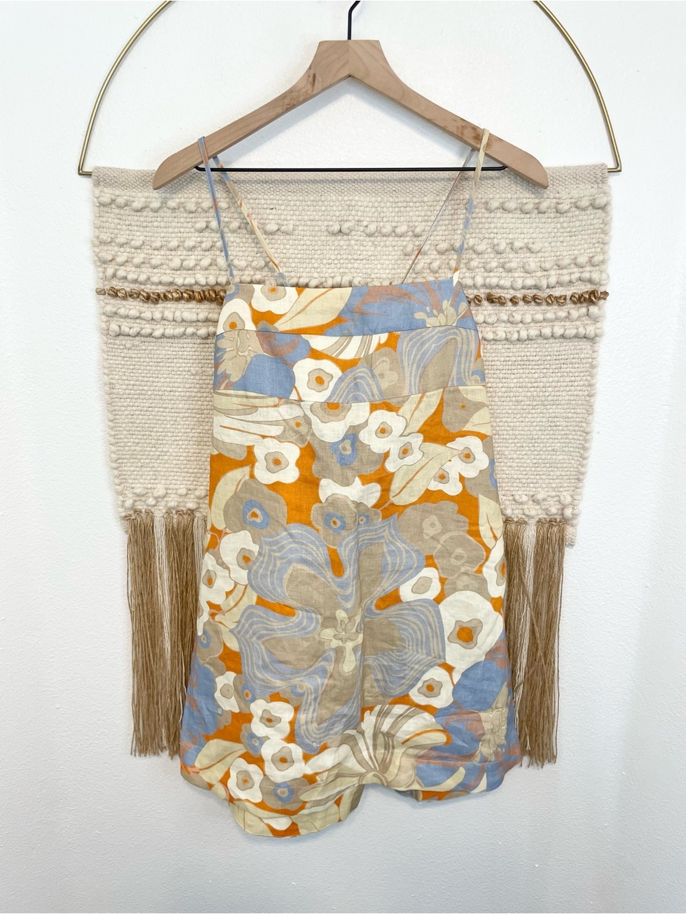 Banana Republic Strappy Linen Mini Dress S